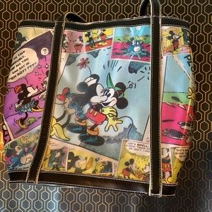 Disney Bag Vintage Mickey & Minnie Comic Tote